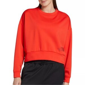 The North Face Women's Vibrant Red Sweatshirt Crop